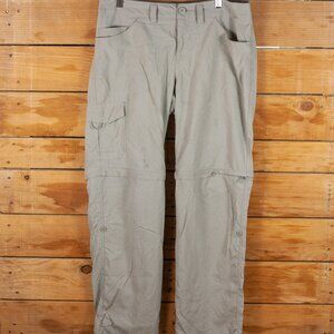 Mountain Hardwear Mirada Convertible Lightweight Hiking Pants in Tan - WM 10